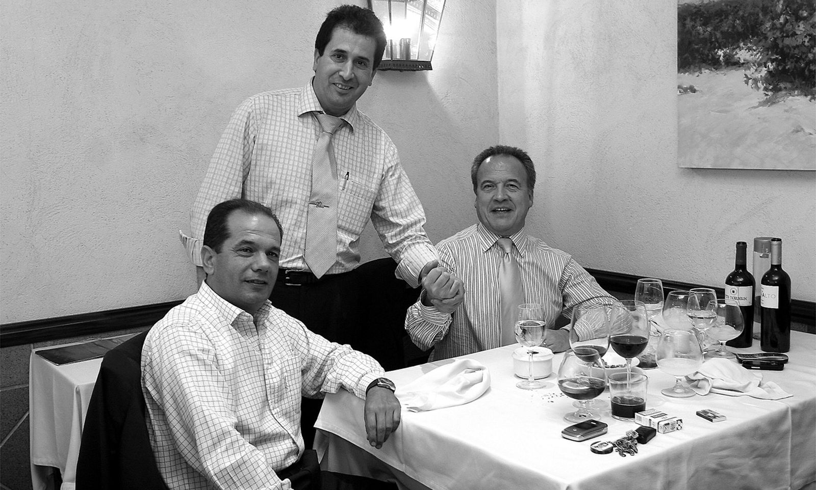 Pedro Pacheco, junto a Pepe Ballesteros.