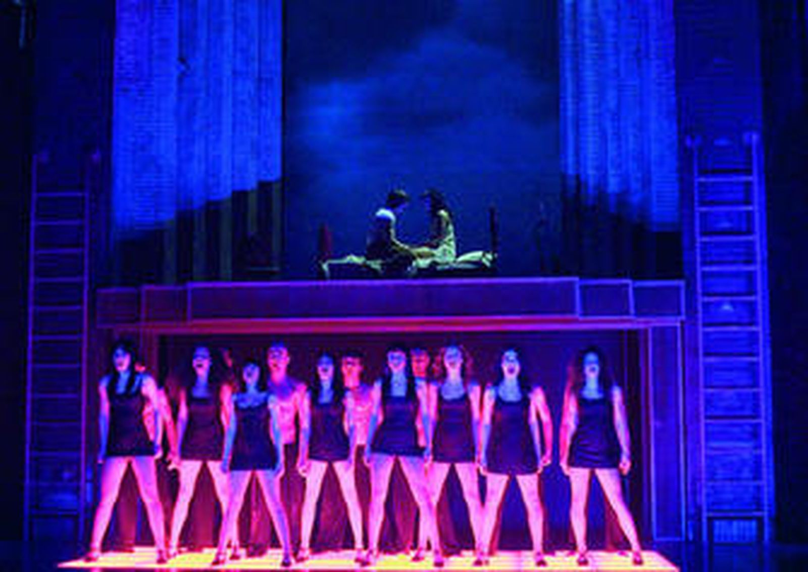 Un momento del musical 'Hoy no me puedo levantar'.