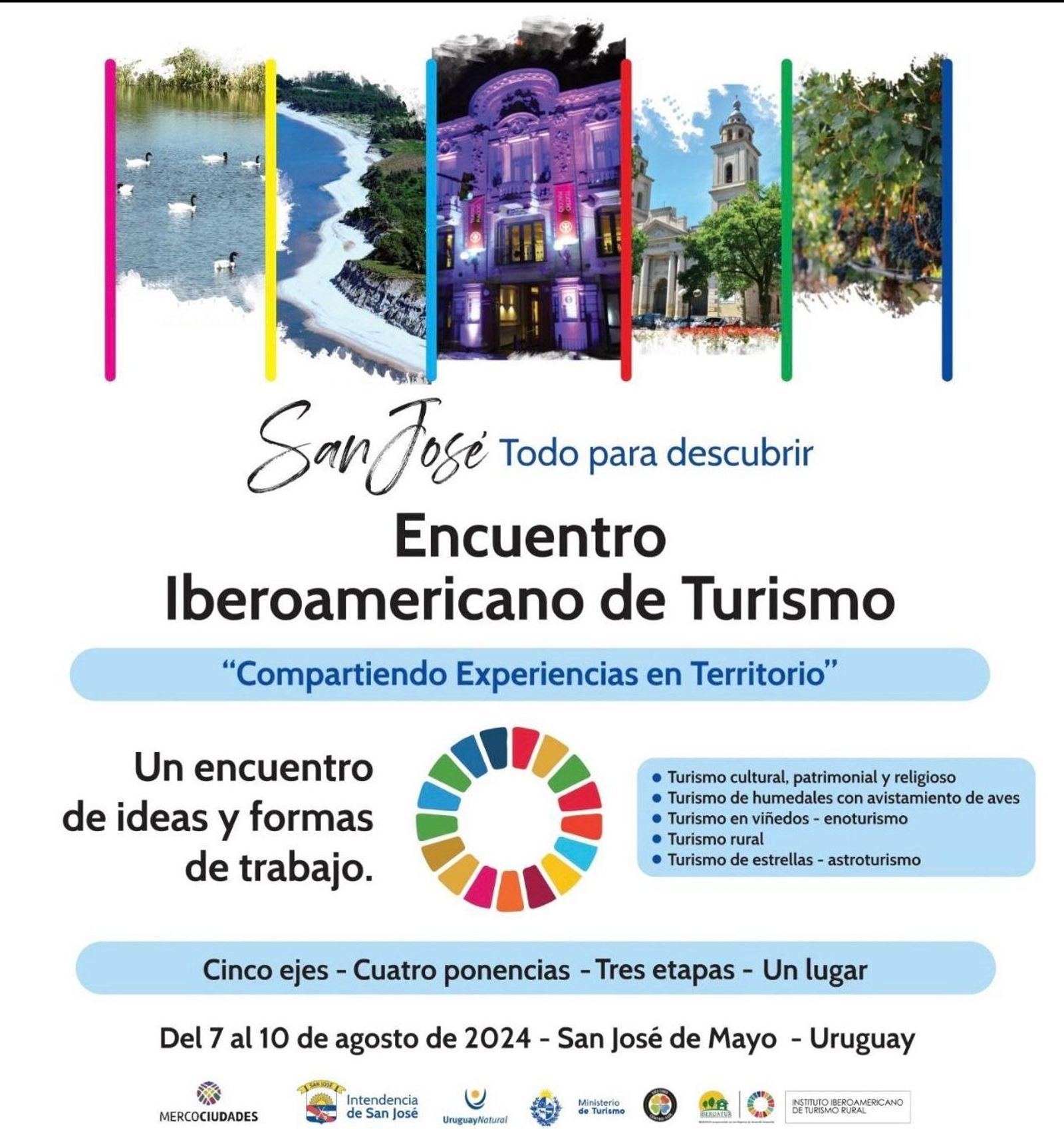 Cartel del Encuentro Iberoamericano de Turismo. Cartel del Encuentro Iberoamericano de Turismo.