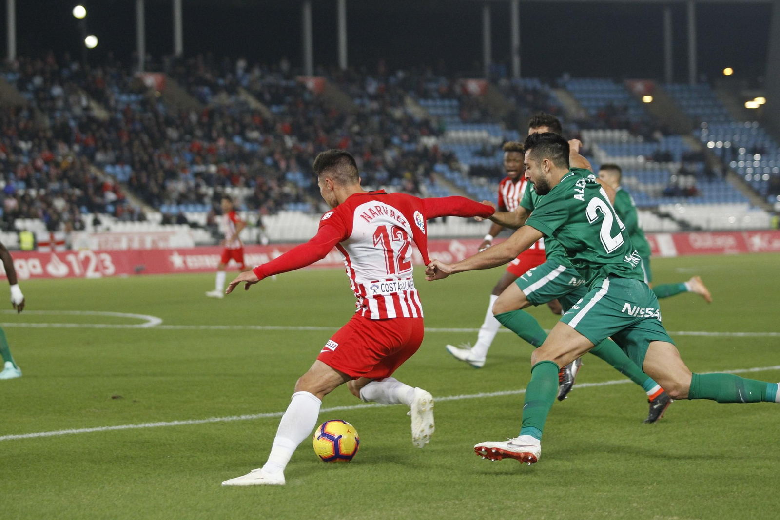 El UD Almería-Sporting de Gijón, en imágenes