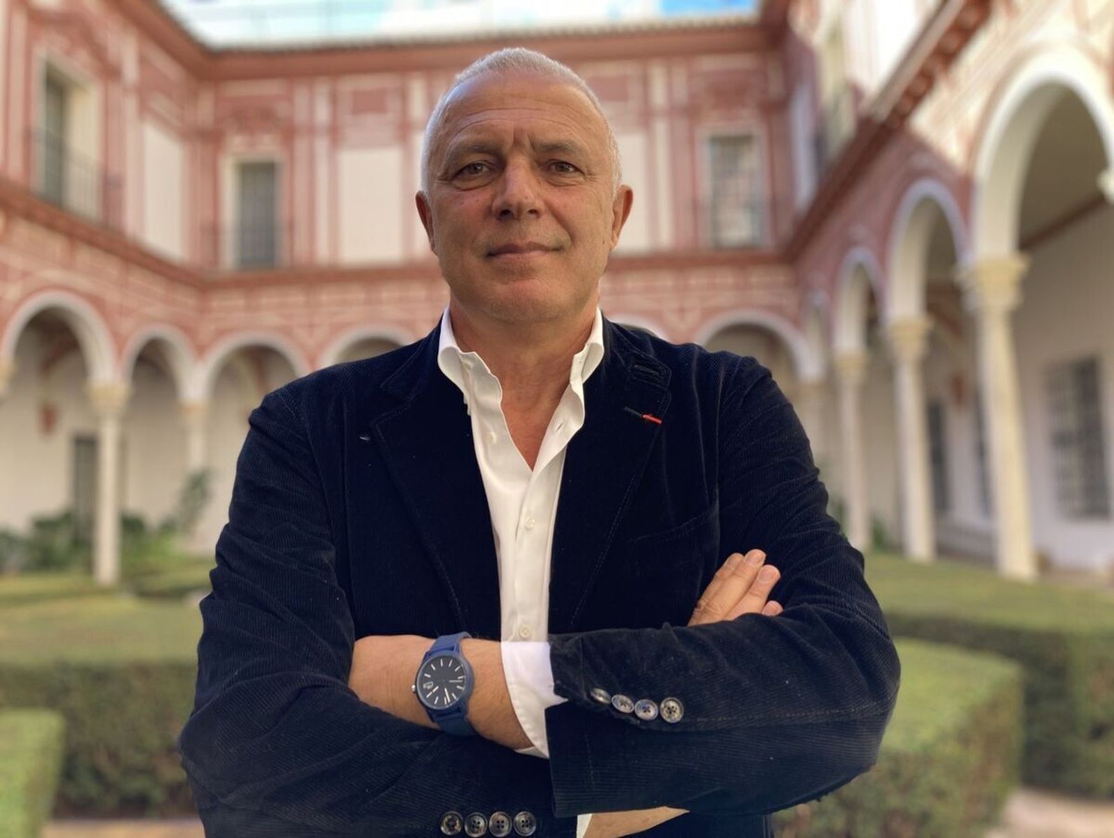 Imagen reciente del escritor italiano Nuccio Ordine en el Bellas Artes de Sevilla