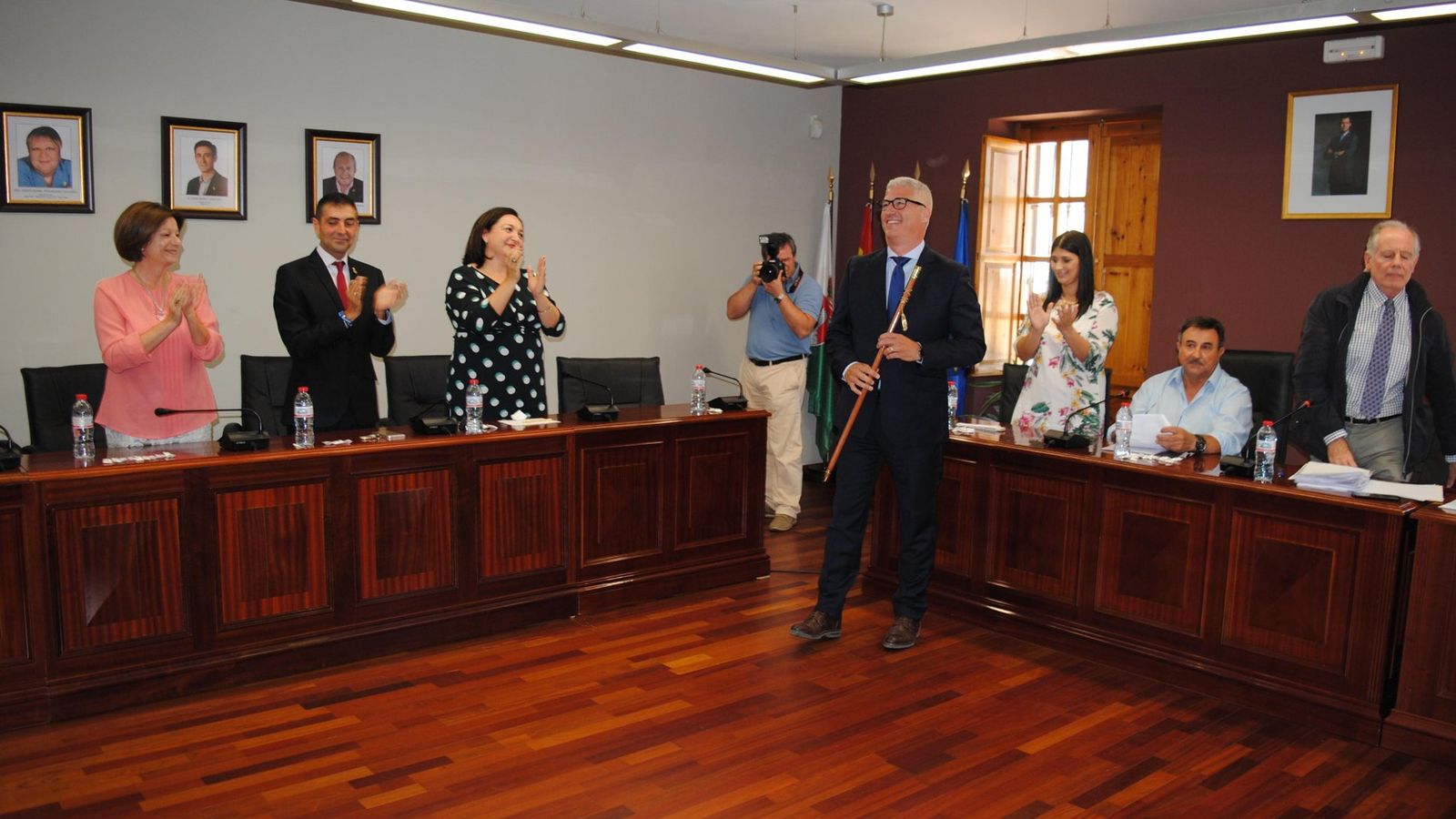 Ismael Torres, en su investidura