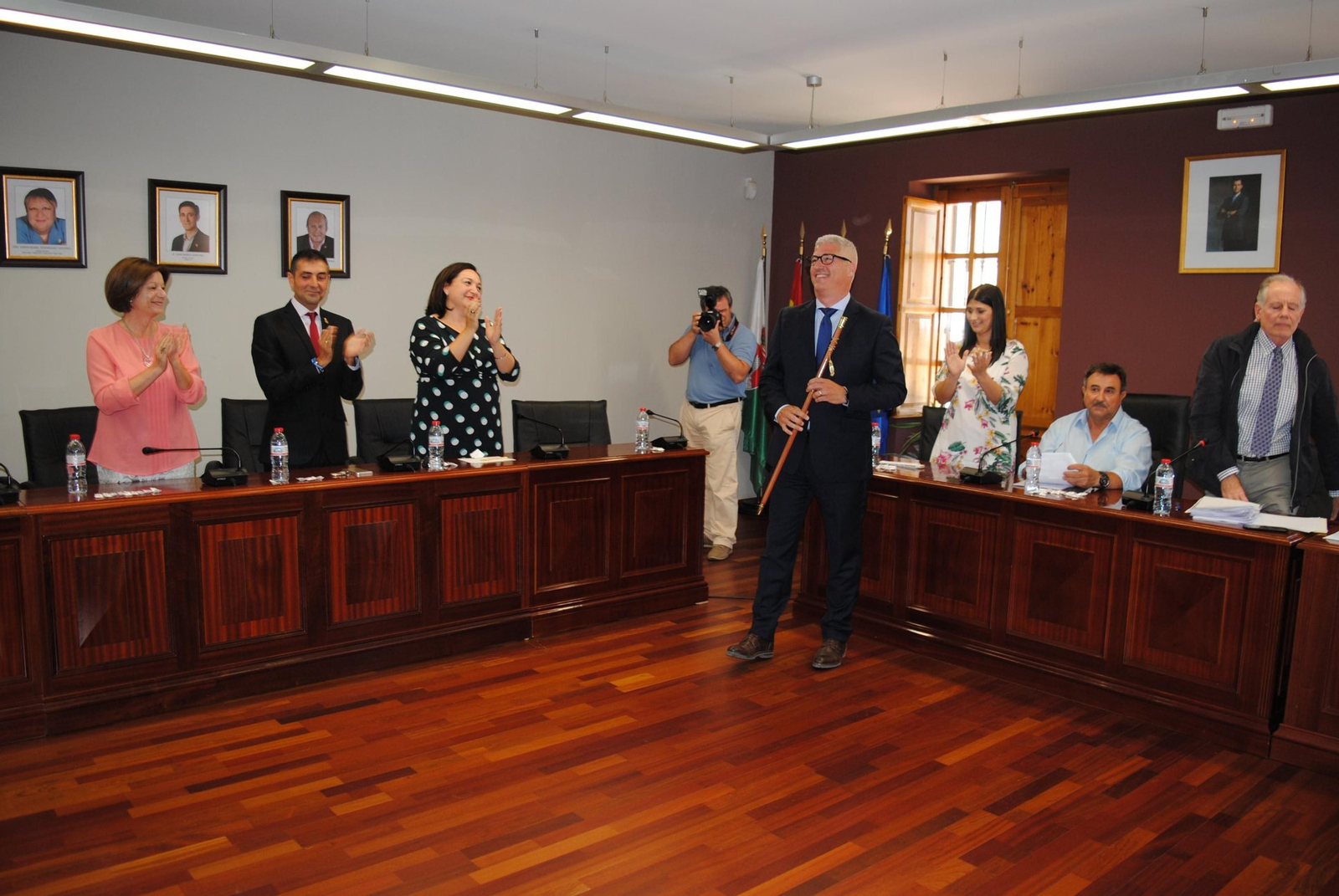 Ismael Torres, en su investidura