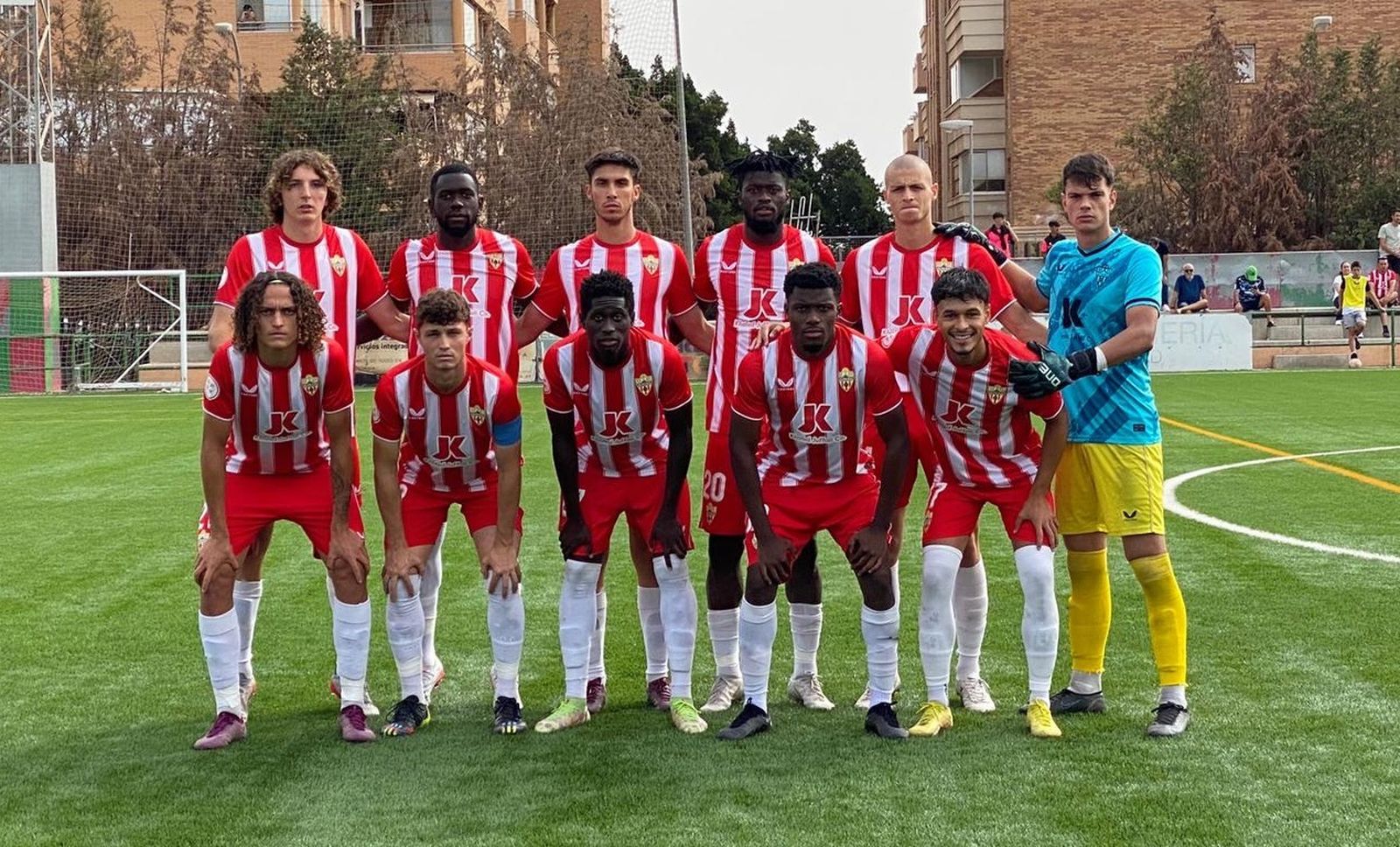 Once del Almería B de este domingo