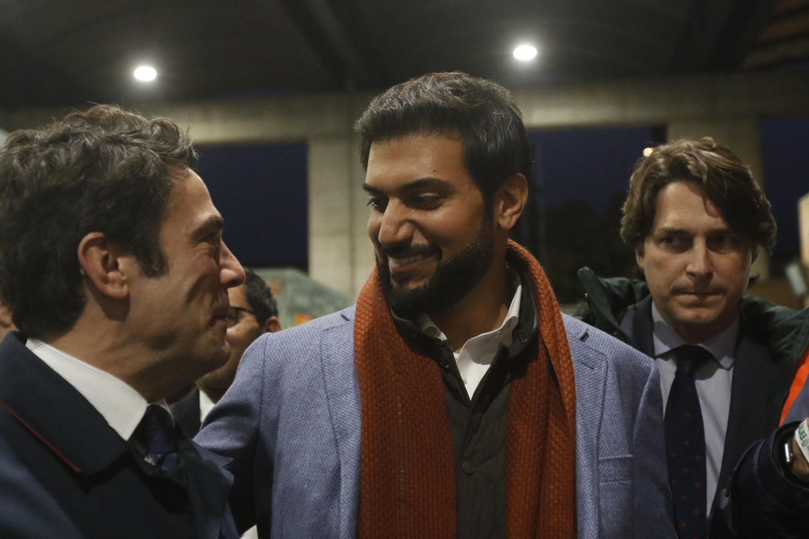 Las fotos de la llegada de los dueños del Córdoba CF a la ciudad