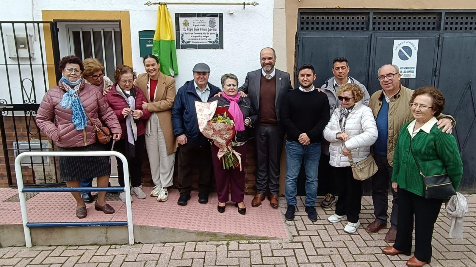 Acto de homenaje a Pepe Luis Chico en Palmones.
