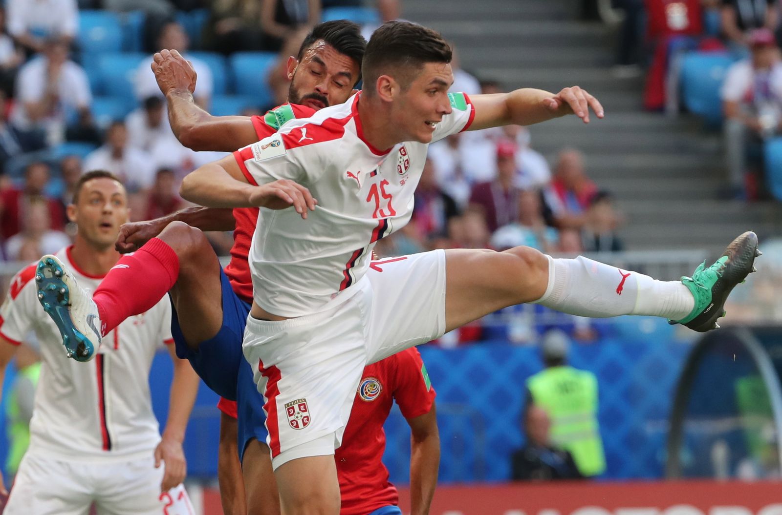 Las imágenes del Costa Rica-Serbia