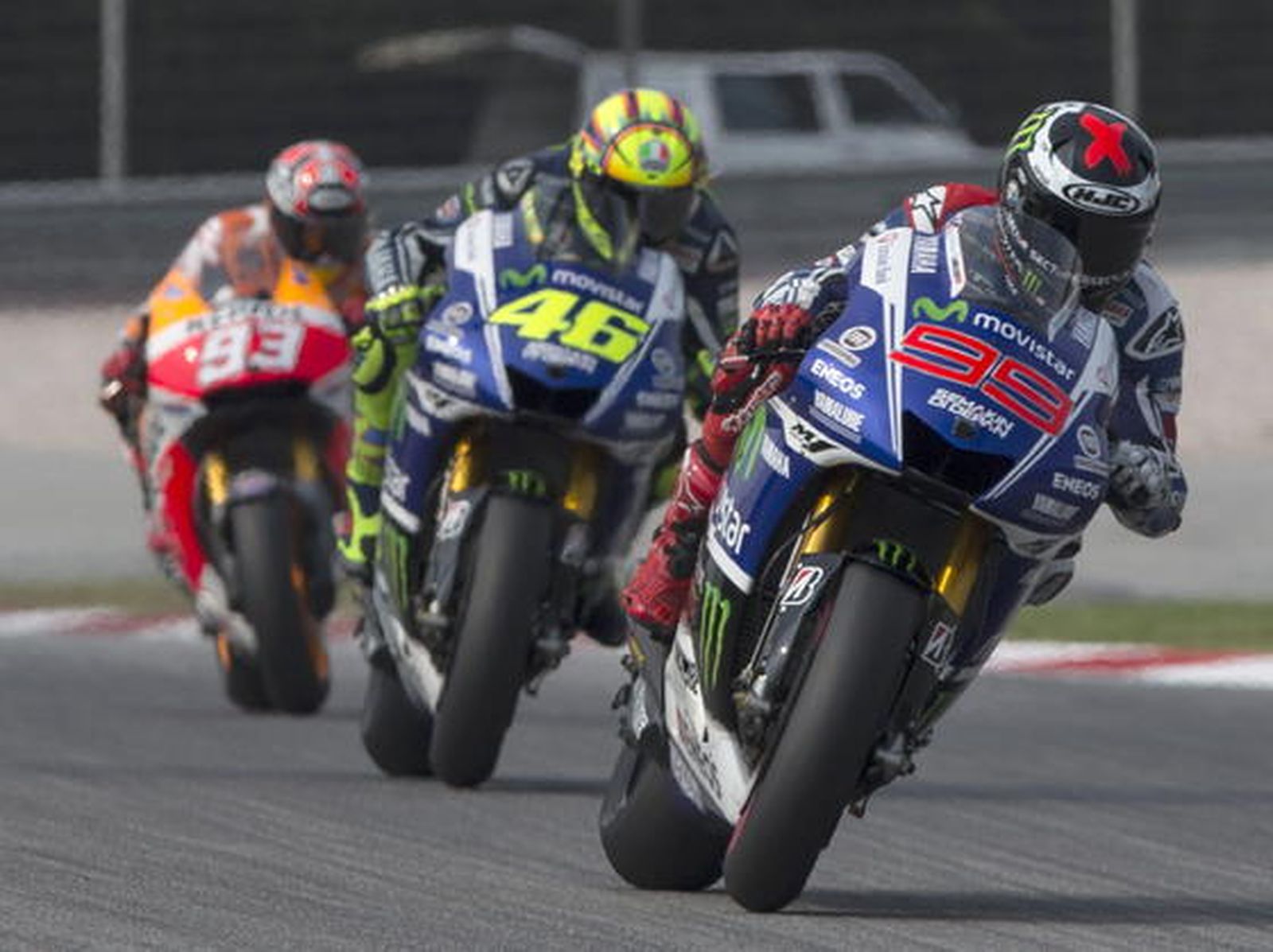 Imágenes de la prueba de MotoGP.

Foto: EFE