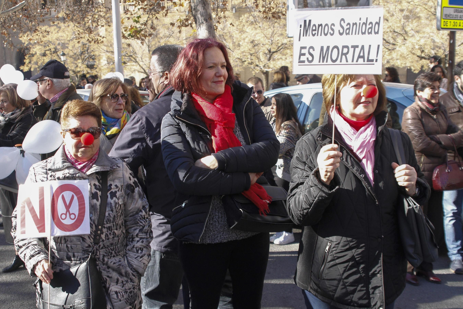 La marea blanca, en Granada