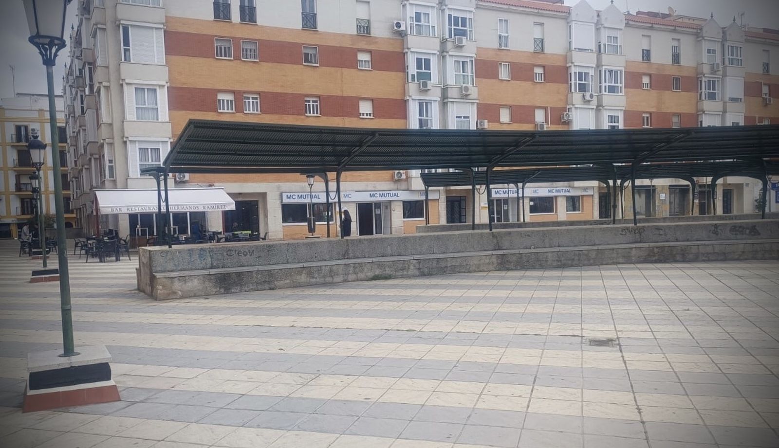 Plaza de El Campillo de Huelva capital.