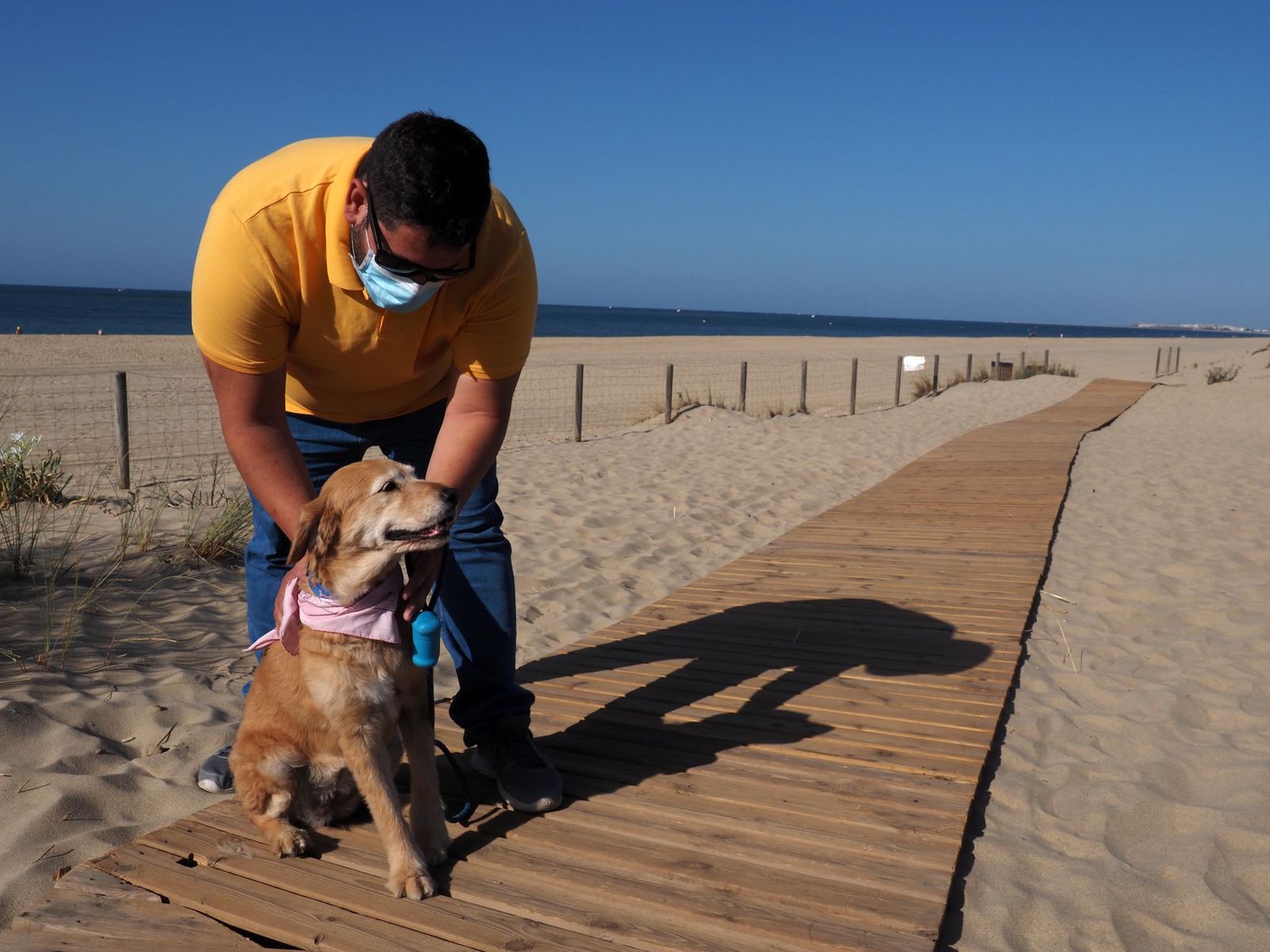 La nueva playa canina de Isla Cristina