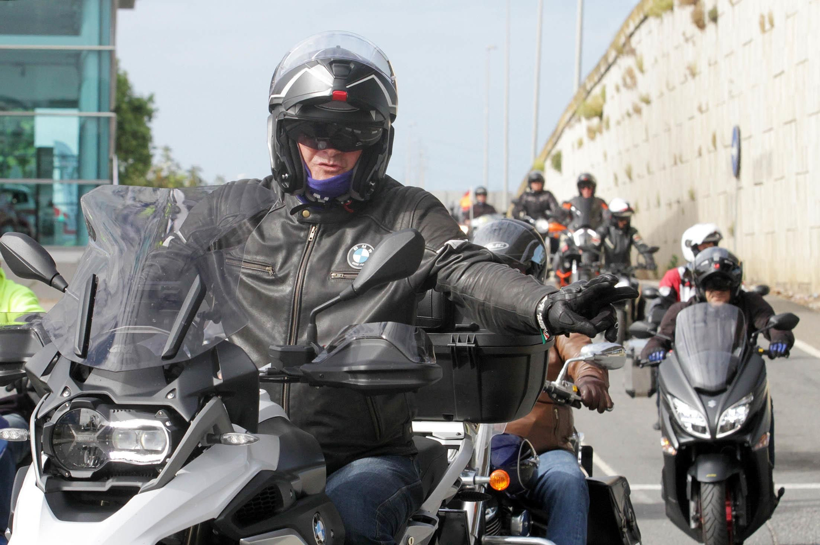 Imágenes  de la II Ruta Solidaria en Moto organizada por CSIF en beneficio de Cruz Roja