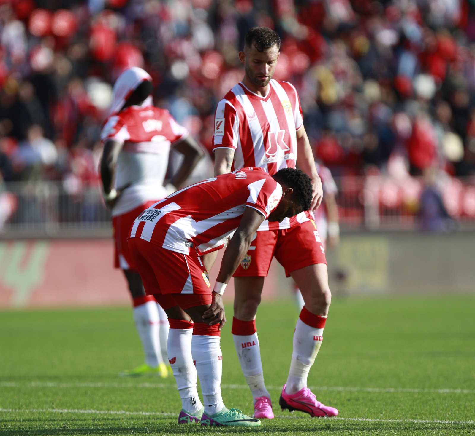 Las mejores imágenes del partido de fútbol U.D. Almería-Girona F.C.