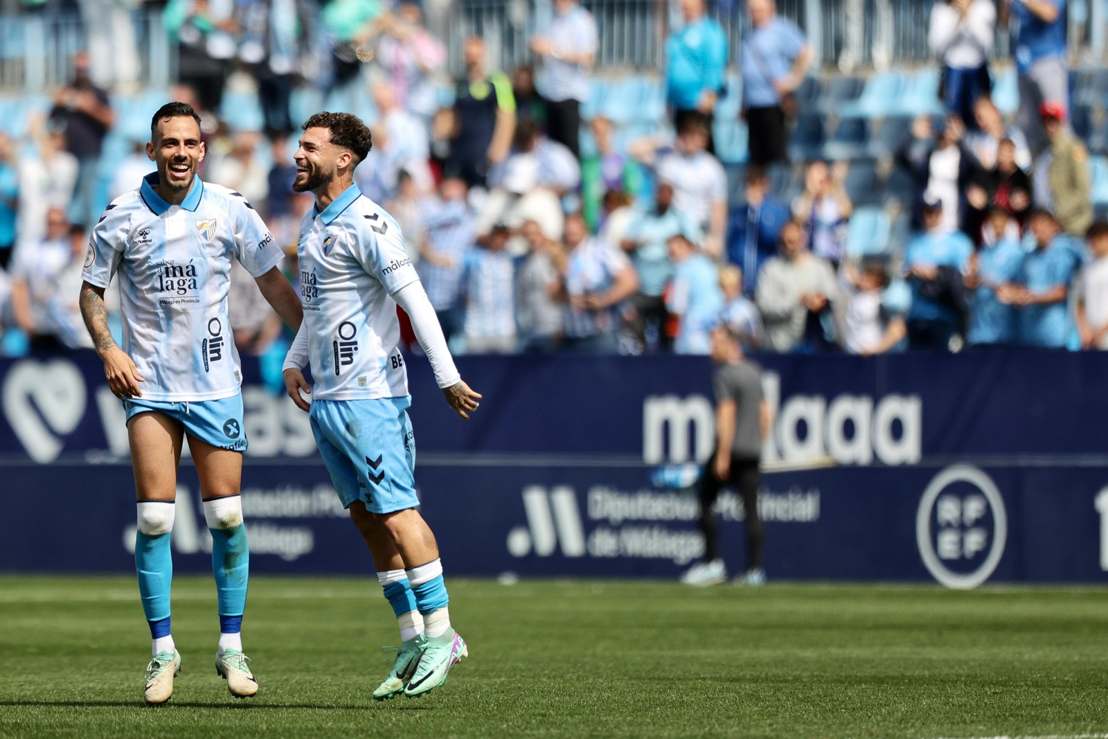 La fiesta final en La Rosaleda, en fotos