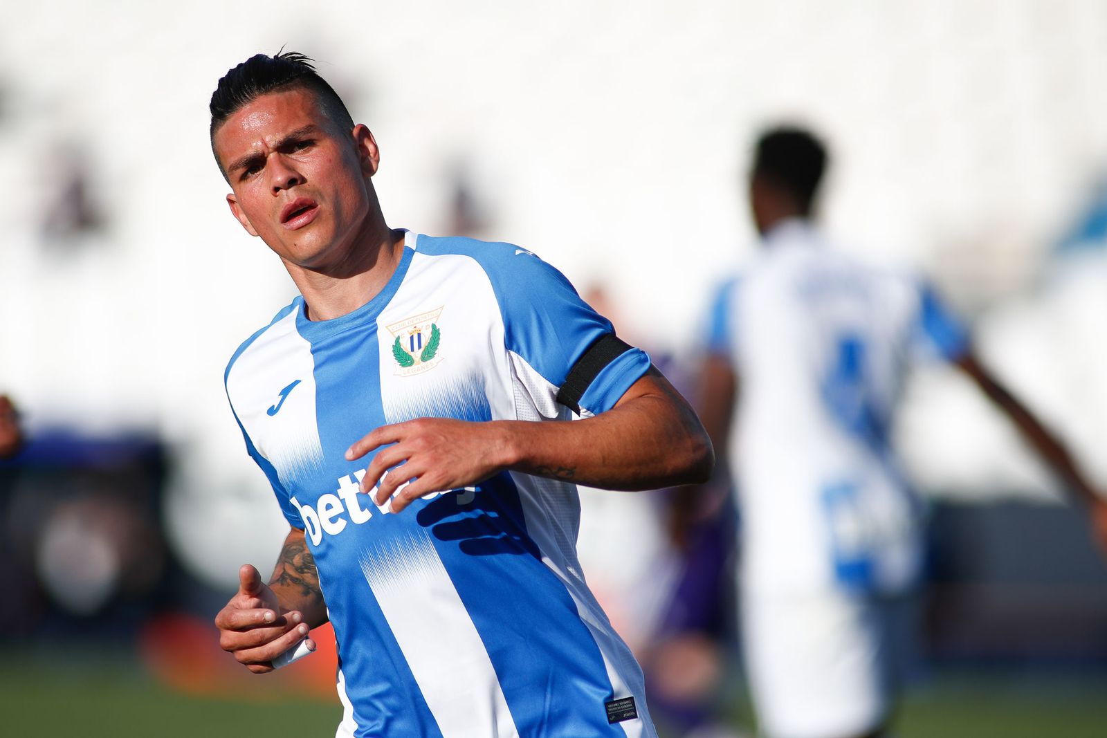 Jonathan Silva, en un partido del Leganés.