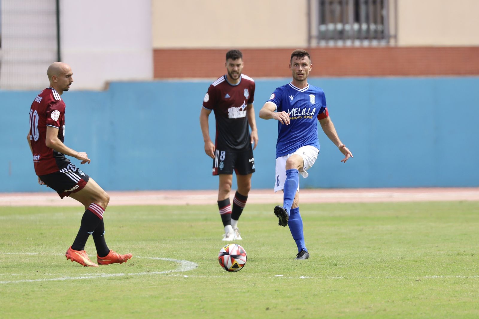 Imágenes del partido entre la UD Melilla y el Recreativo de Huelva