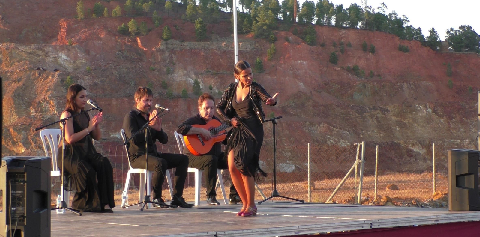 María Canea en una de sus actuaciones.