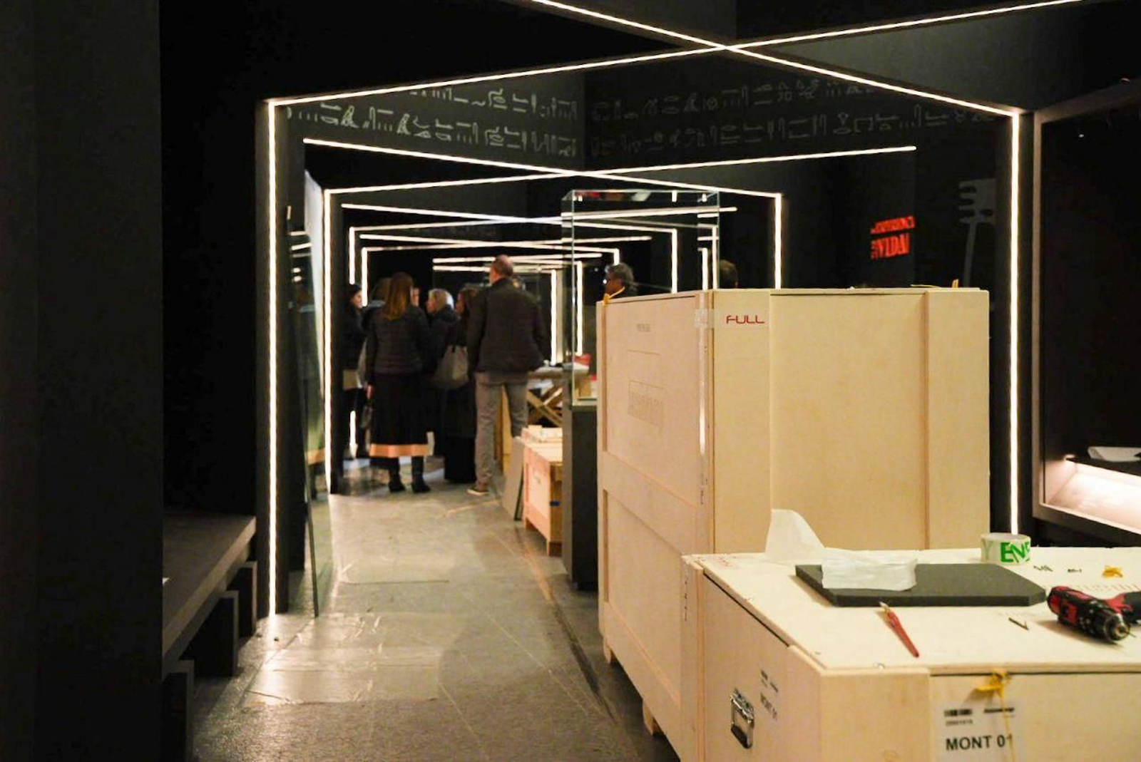 Las primeras piezas de la gran exposición sobre Egipto que han llegado a Córdoba