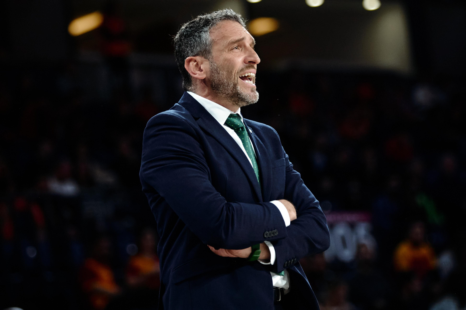 Ibon Navarro, en el Sinan Erdem Arena