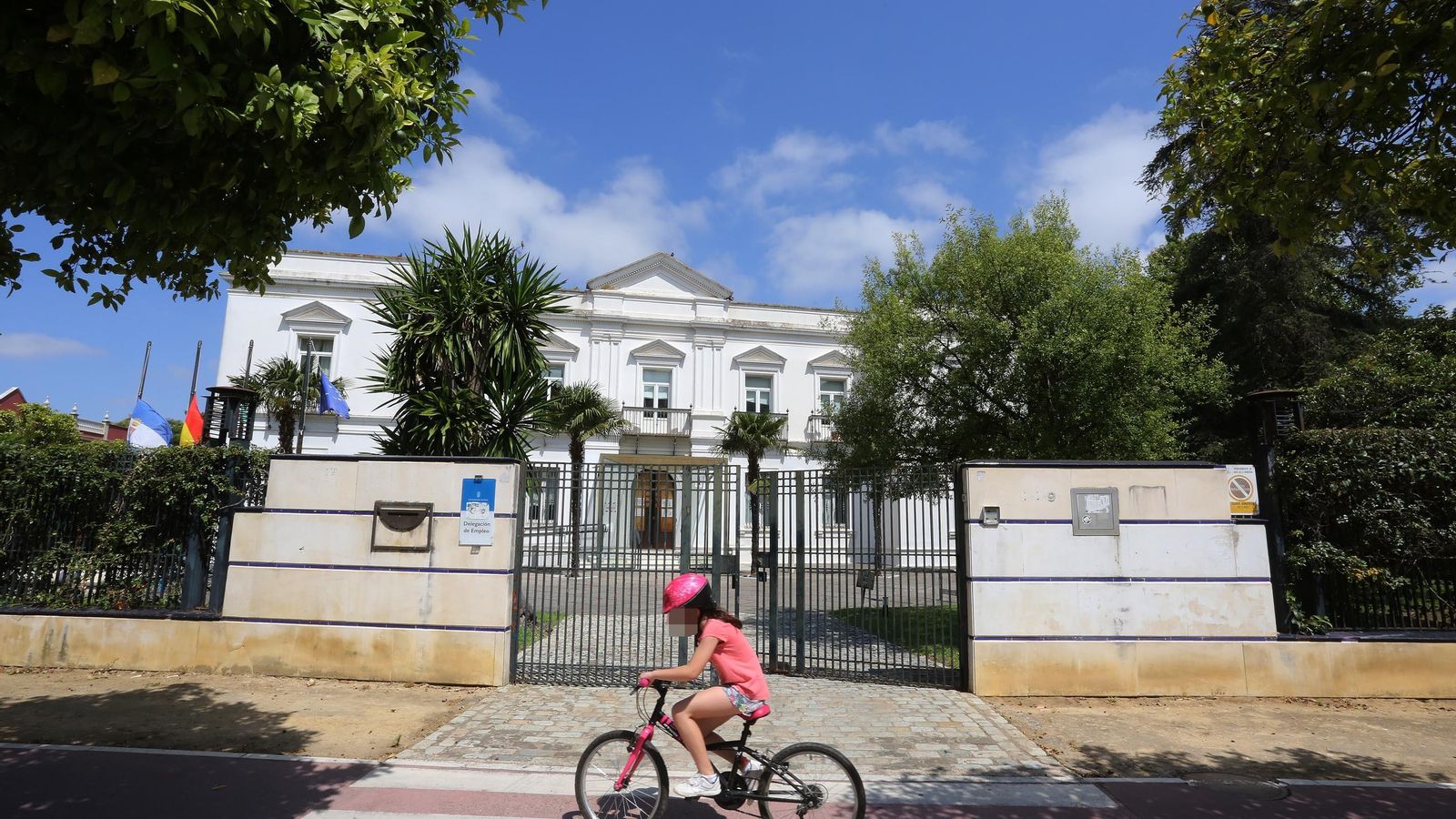 Imagen de la sede de la Delegacón de Empleo y Reactivación Económica, conocida como 'La moncloíta'.