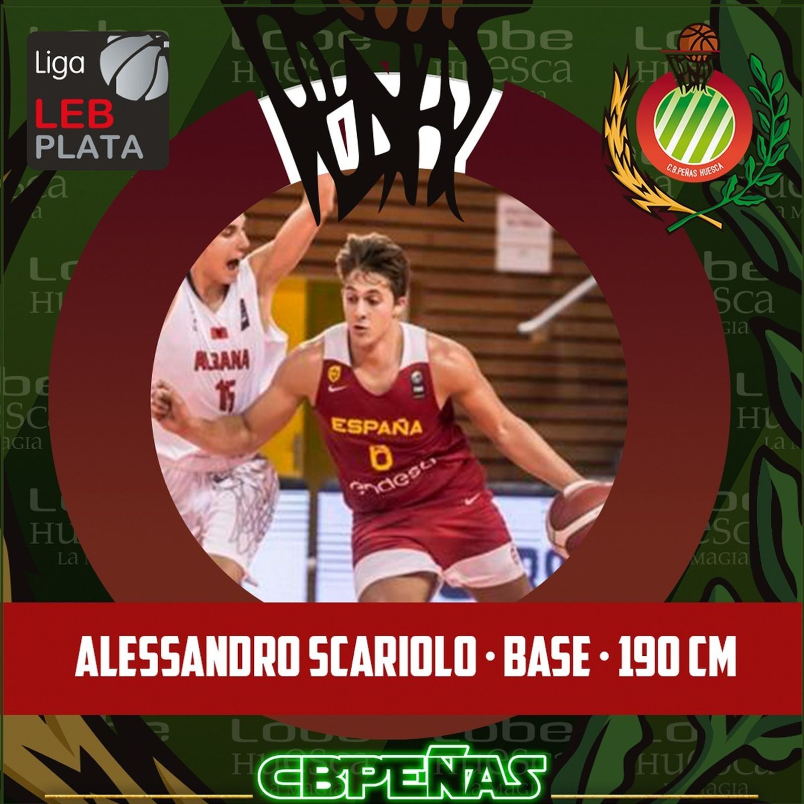 Alessandro Scariolo, nuevo jugador del Huesca.