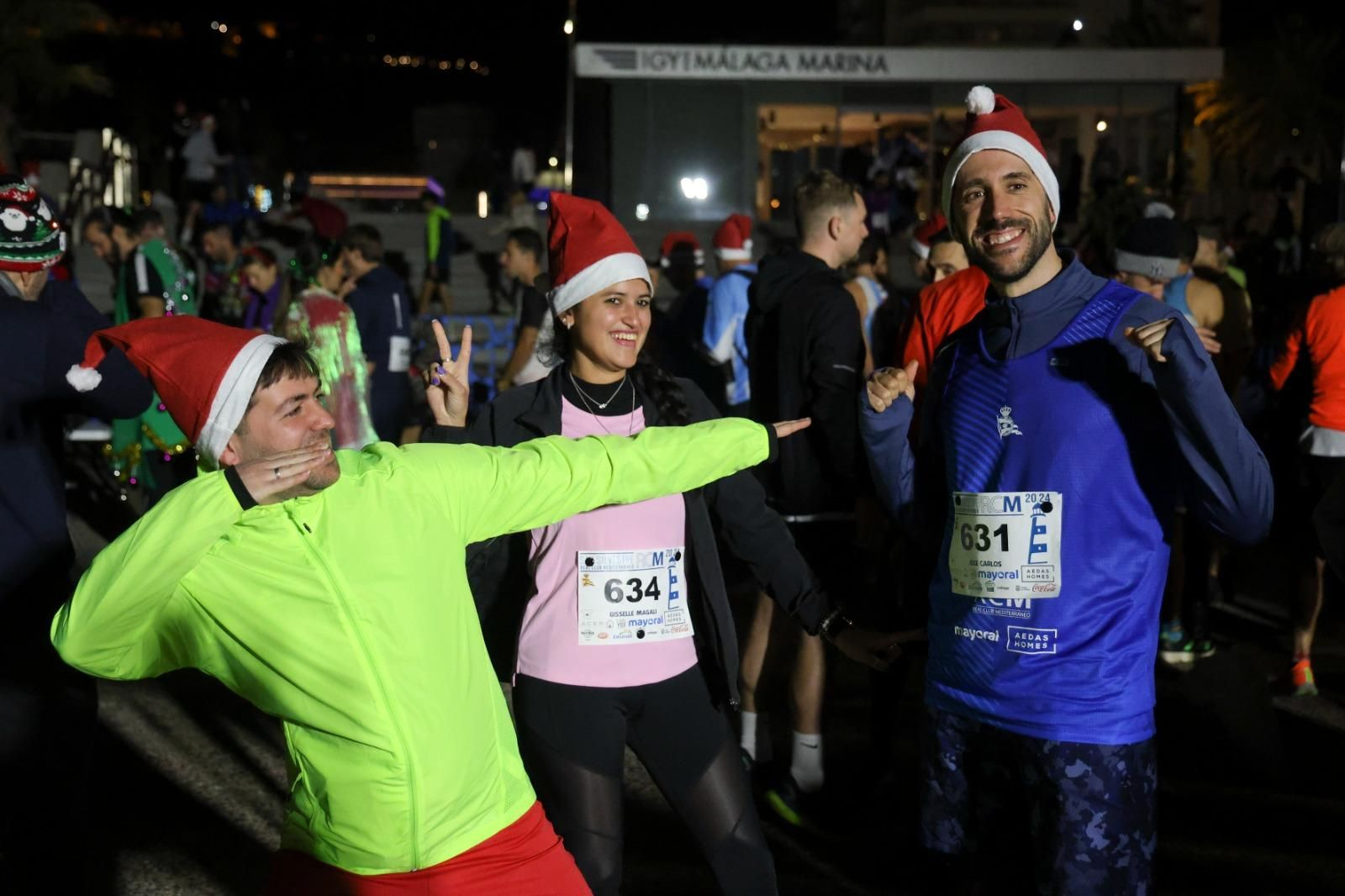 Las fotos de la San Silvestre del Real Club Mediterráneo en Málaga