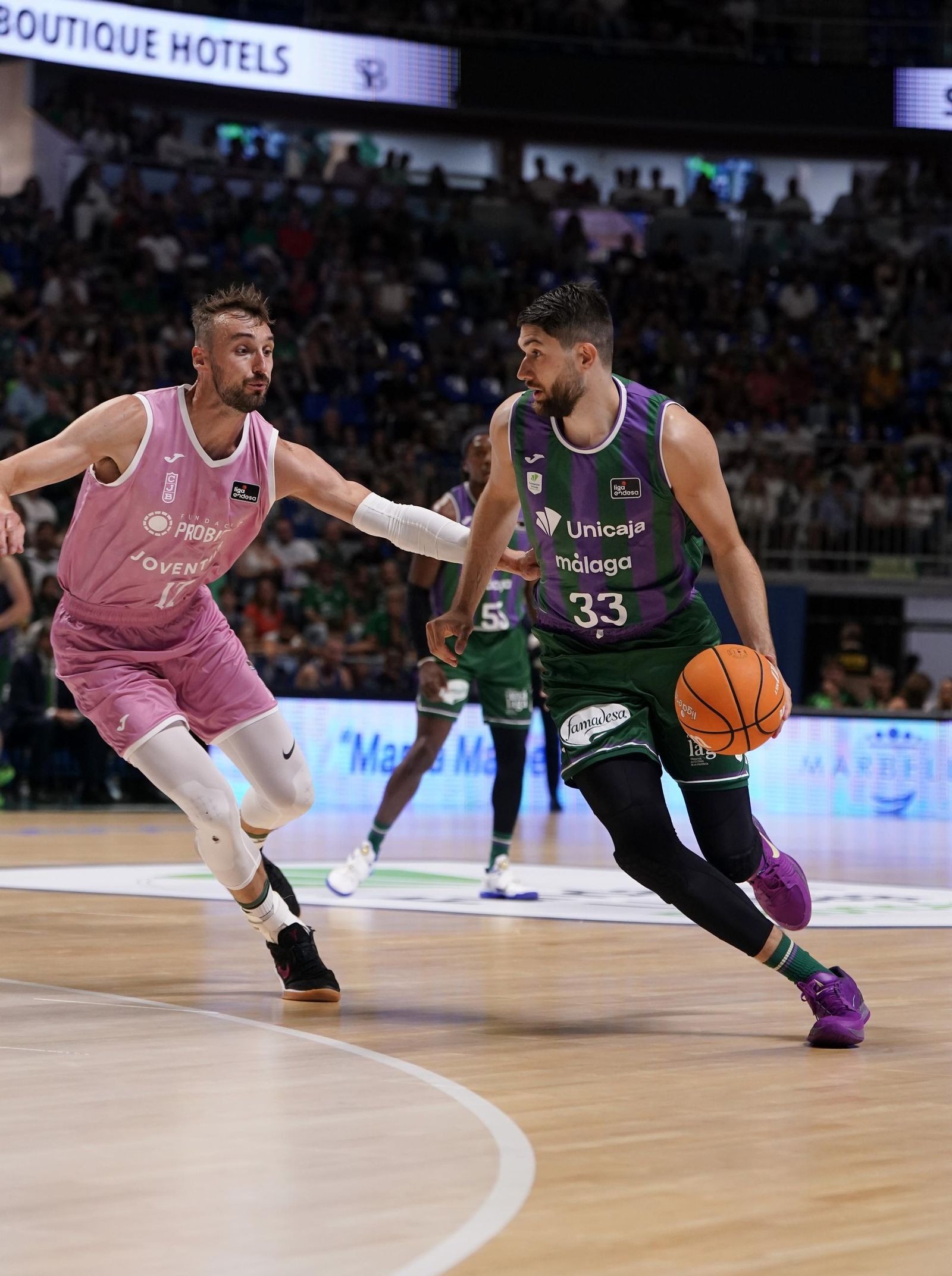El Unicaja-Joventut, en fotos