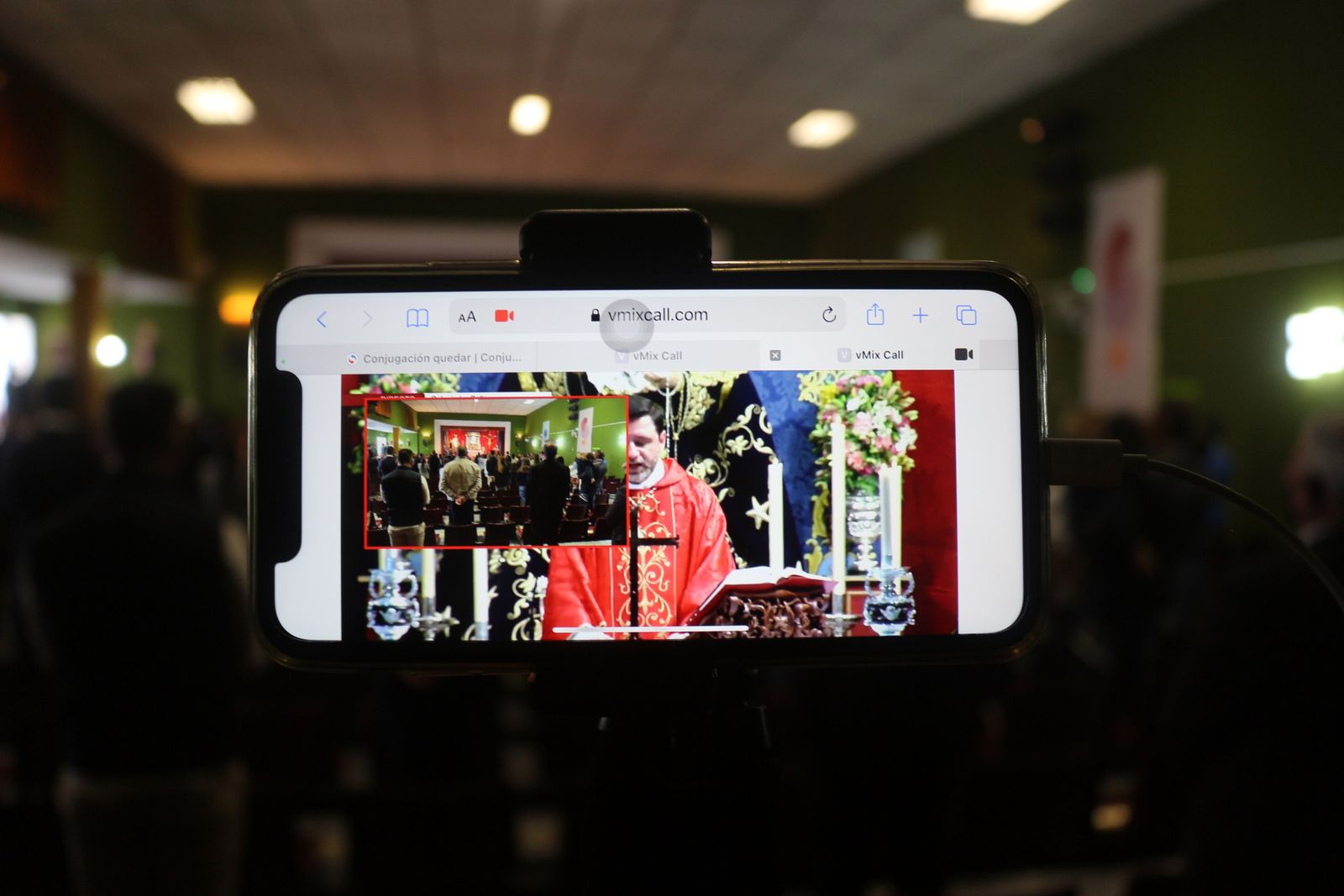 Directo de la Eucaristía a través de las redes