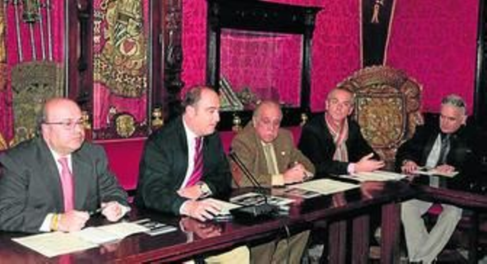 Un momento de la presentación, ayer, de los Encuentros Falla.