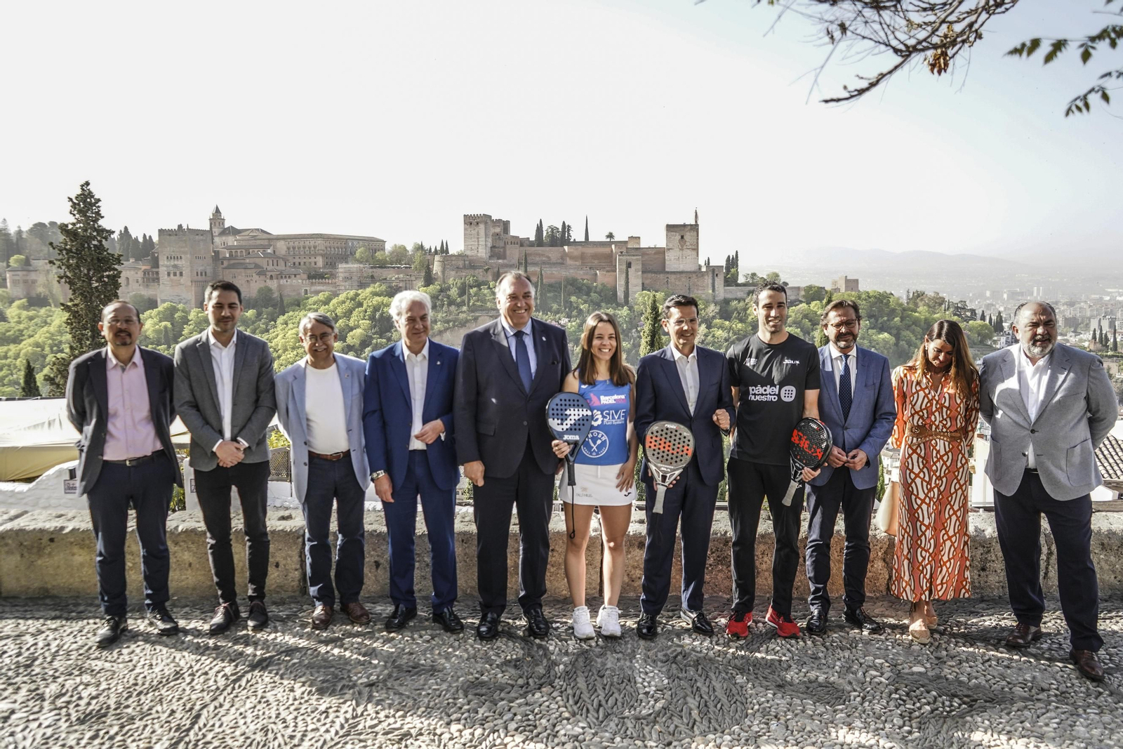 Así fue la presentación del World Padel Tour en Granada