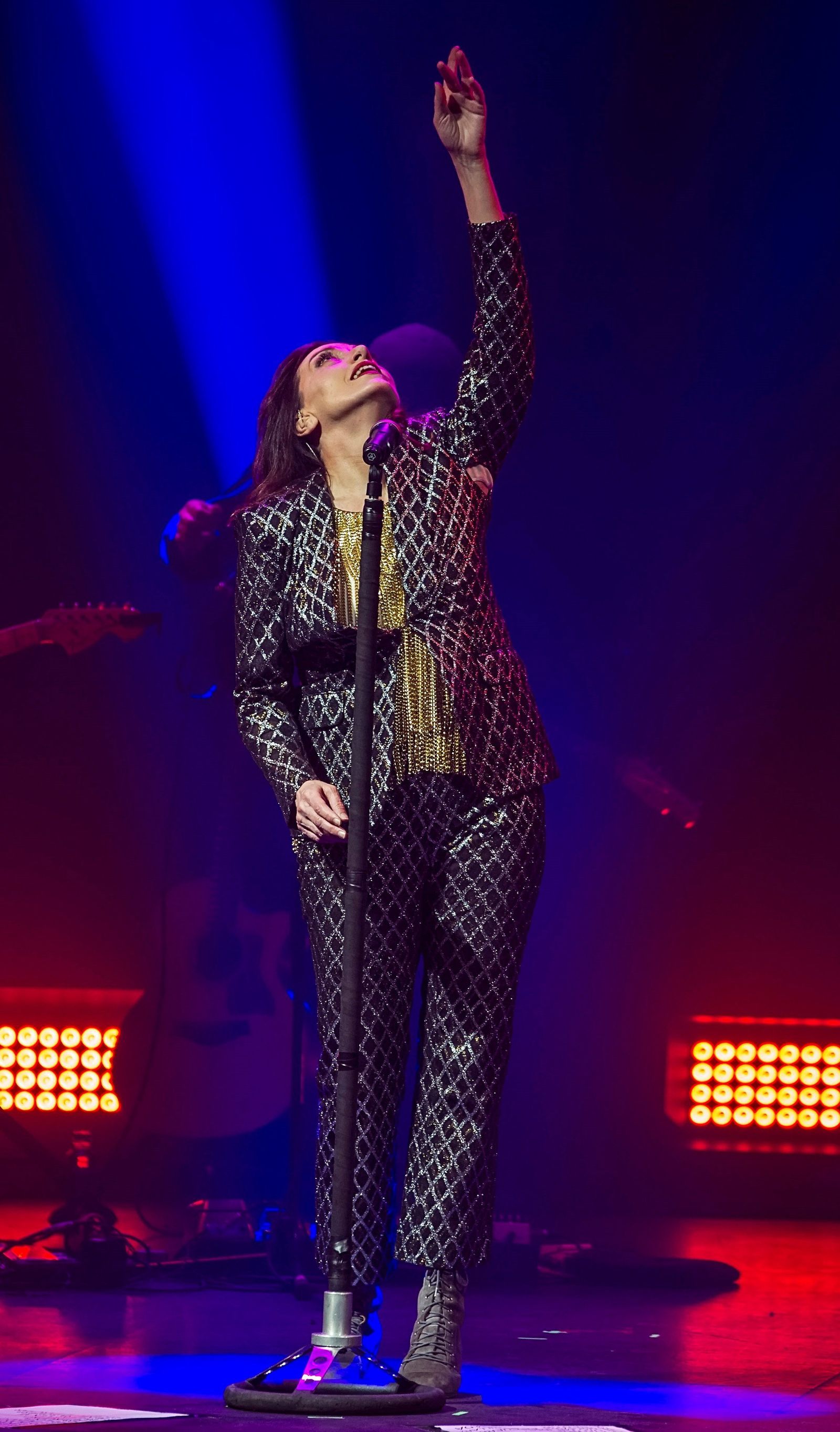 Luz Casal, en el concierto ofrecido el pasado 16 de marzo en Avilés.