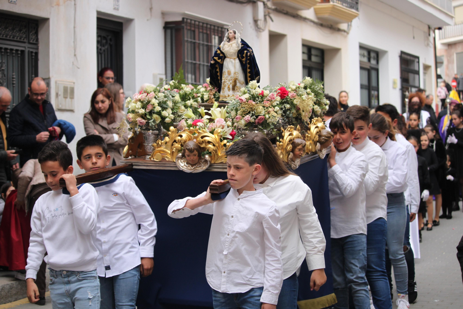 La procesión infantil de Vélez Rubio, en imágenes