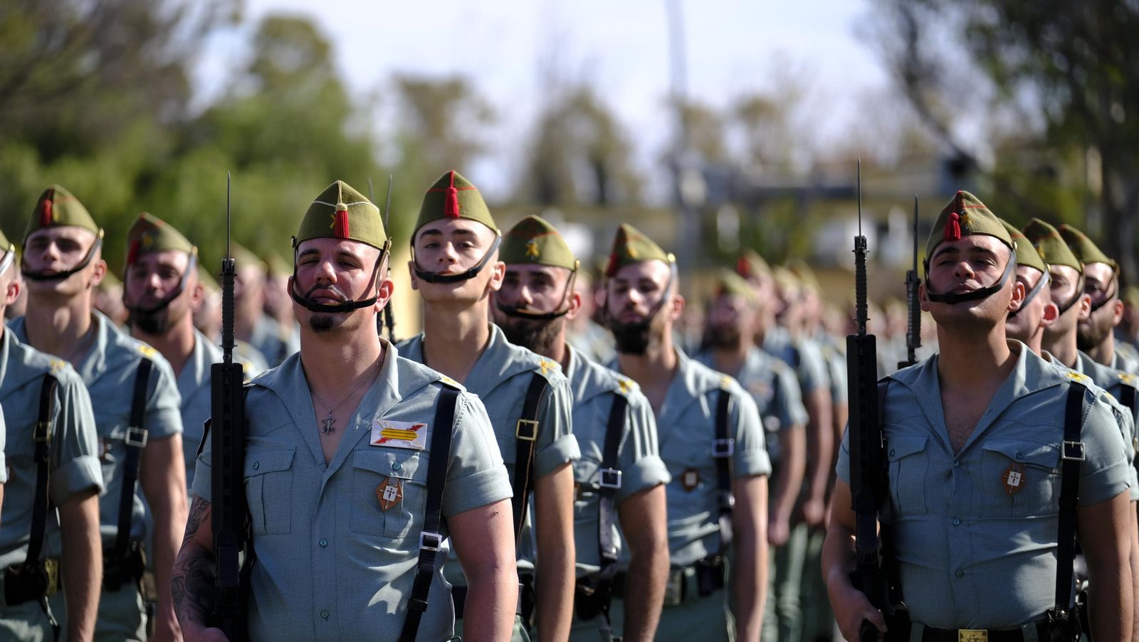 Conmemoración del Combate de Edchera en la Base Álvarez de Sotomayor de La Legión, en imágenes