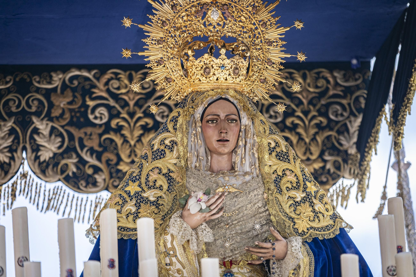 Las imágenes de la hermandad de Cristo Rey (Borriquita) en la Semana Santa de San Fernando 2025