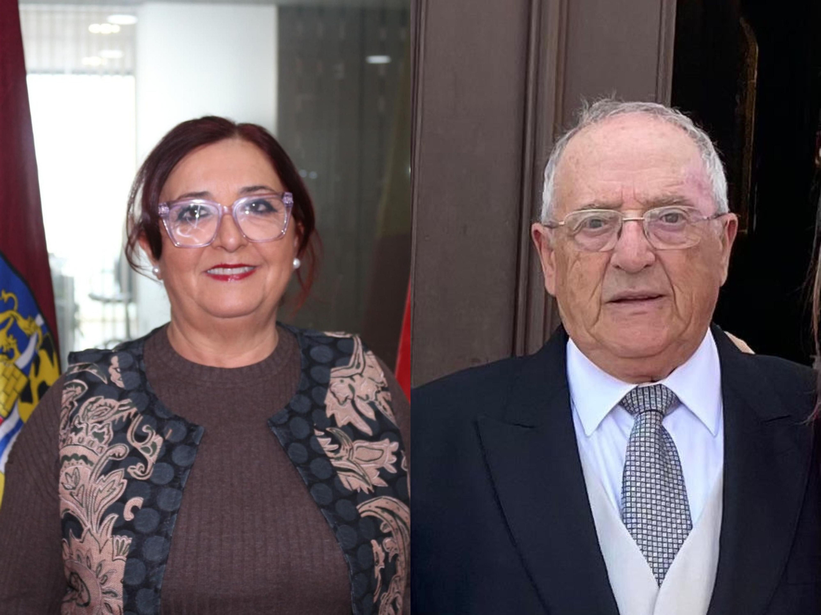 Los dos homenajeados en el Día de la Constitución.