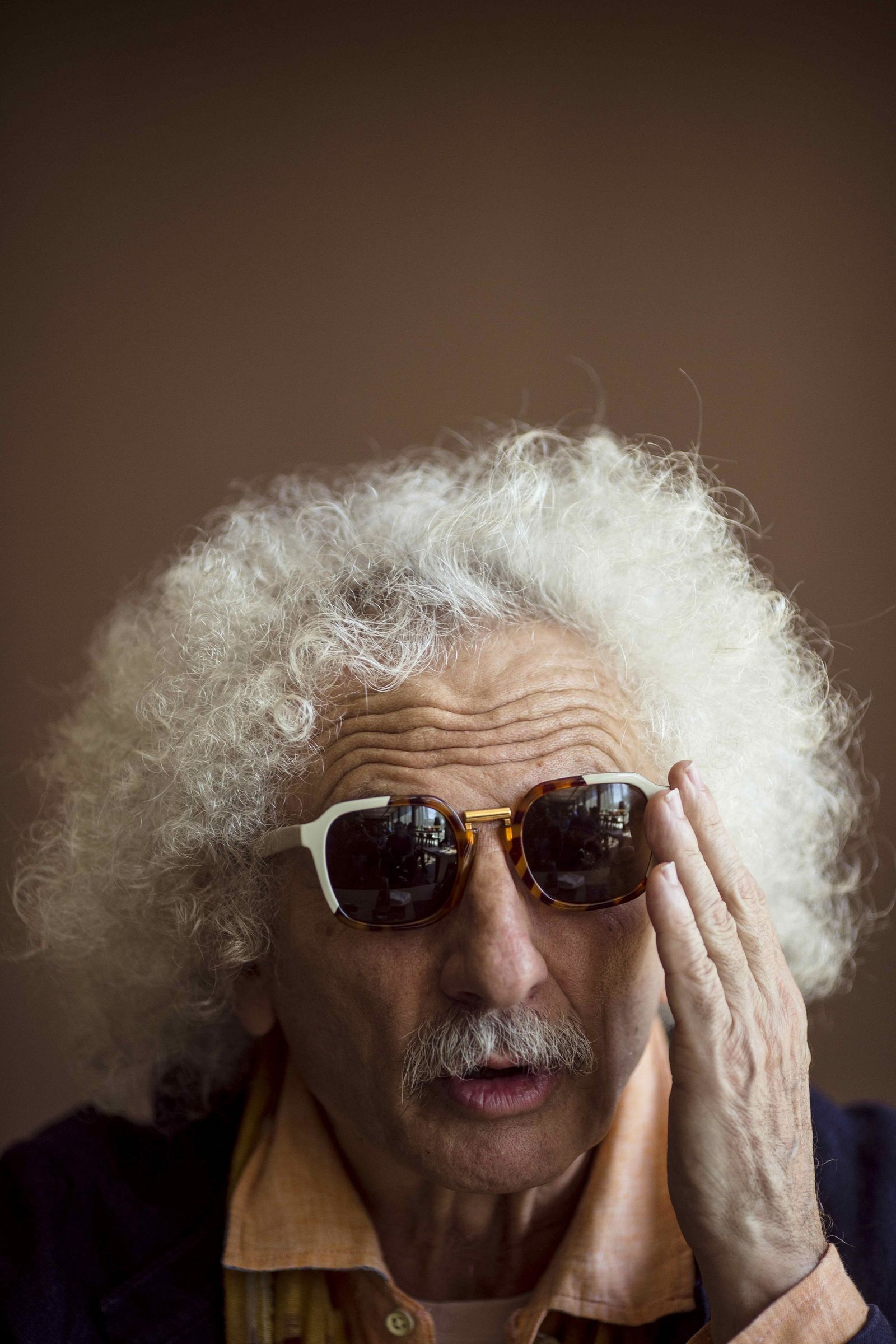 El Brujo, ayer, en Málaga.