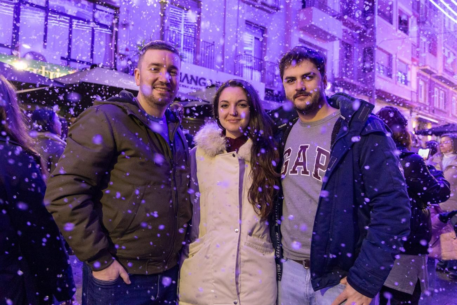 Iluminación navideña de la calle Bernabé Soriano