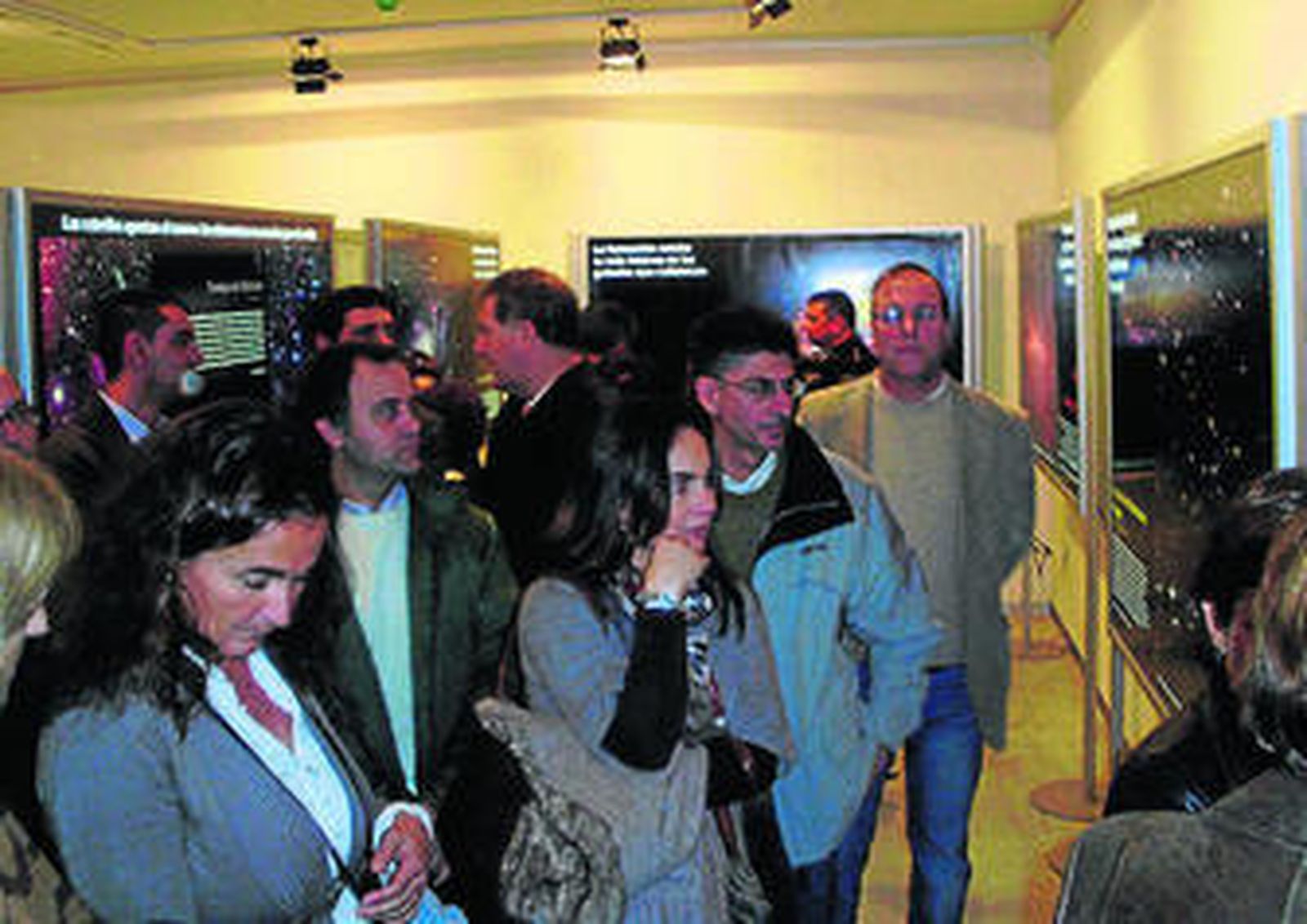 Imagen de la inauguración de la muestra en San Fernando.