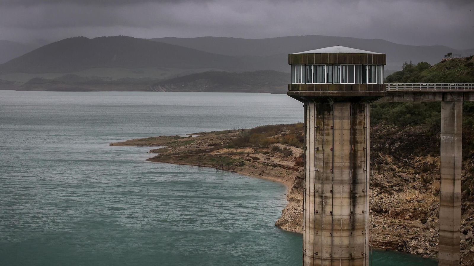 Embalse del Guadalcacín en la provincia de Cádiz.