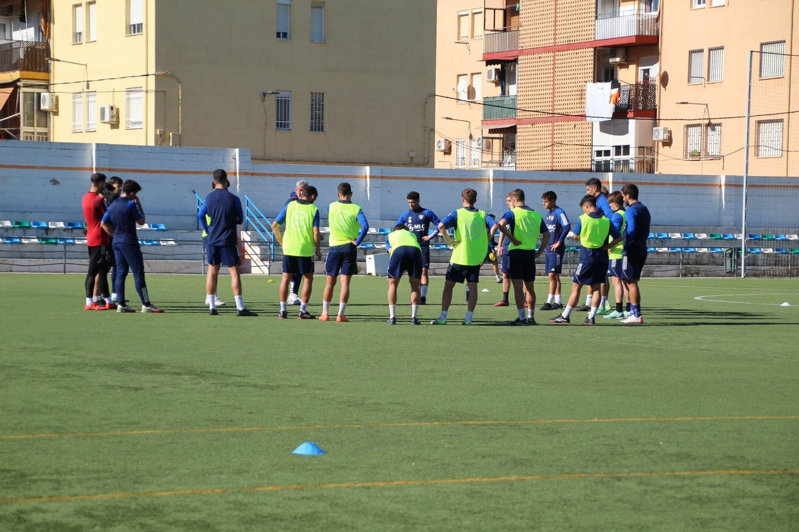 Imagen de uno de los entrenamientos de esta semana