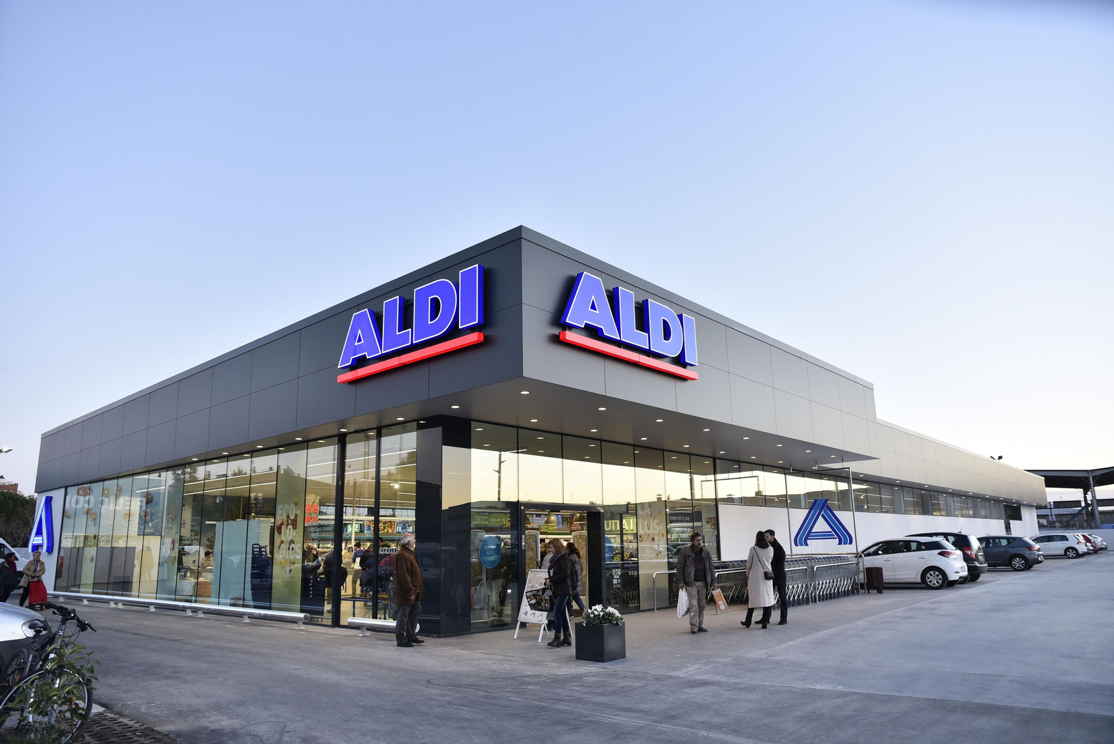 Un establecimiento de Aldi. Un establecimiento de Aldi.