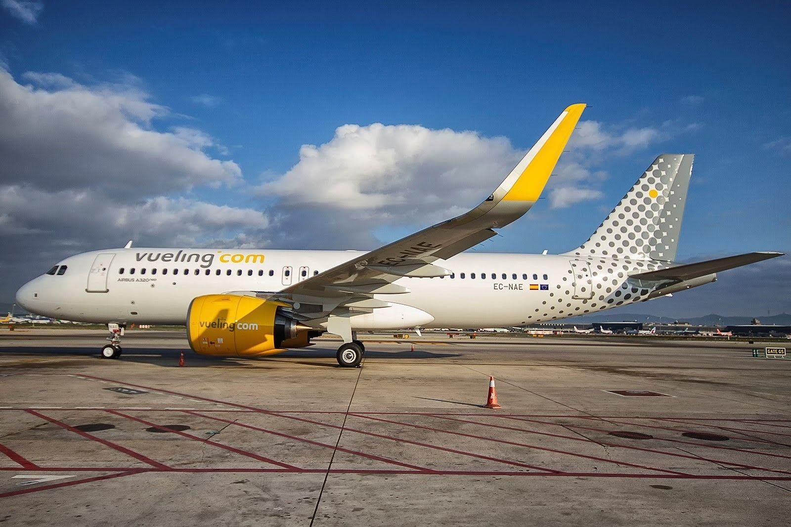 Un avión de Vueling.