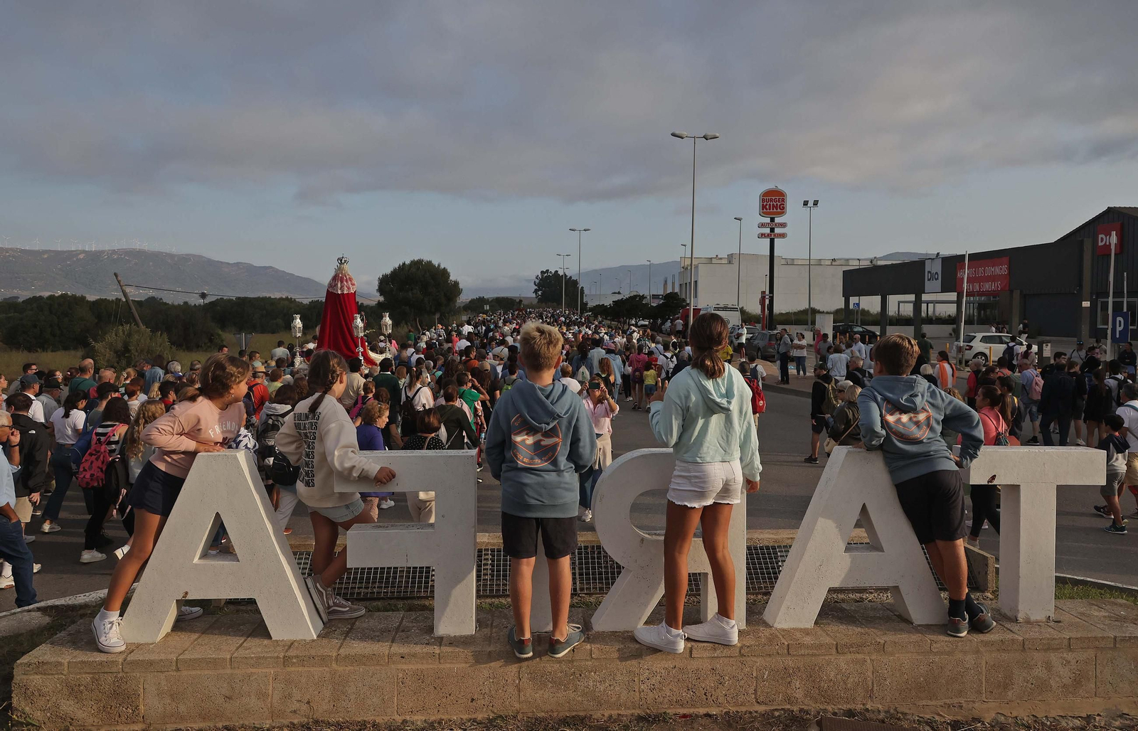 Fotos del regreso de la Virgen de la Luz a su santuario en Tarifa