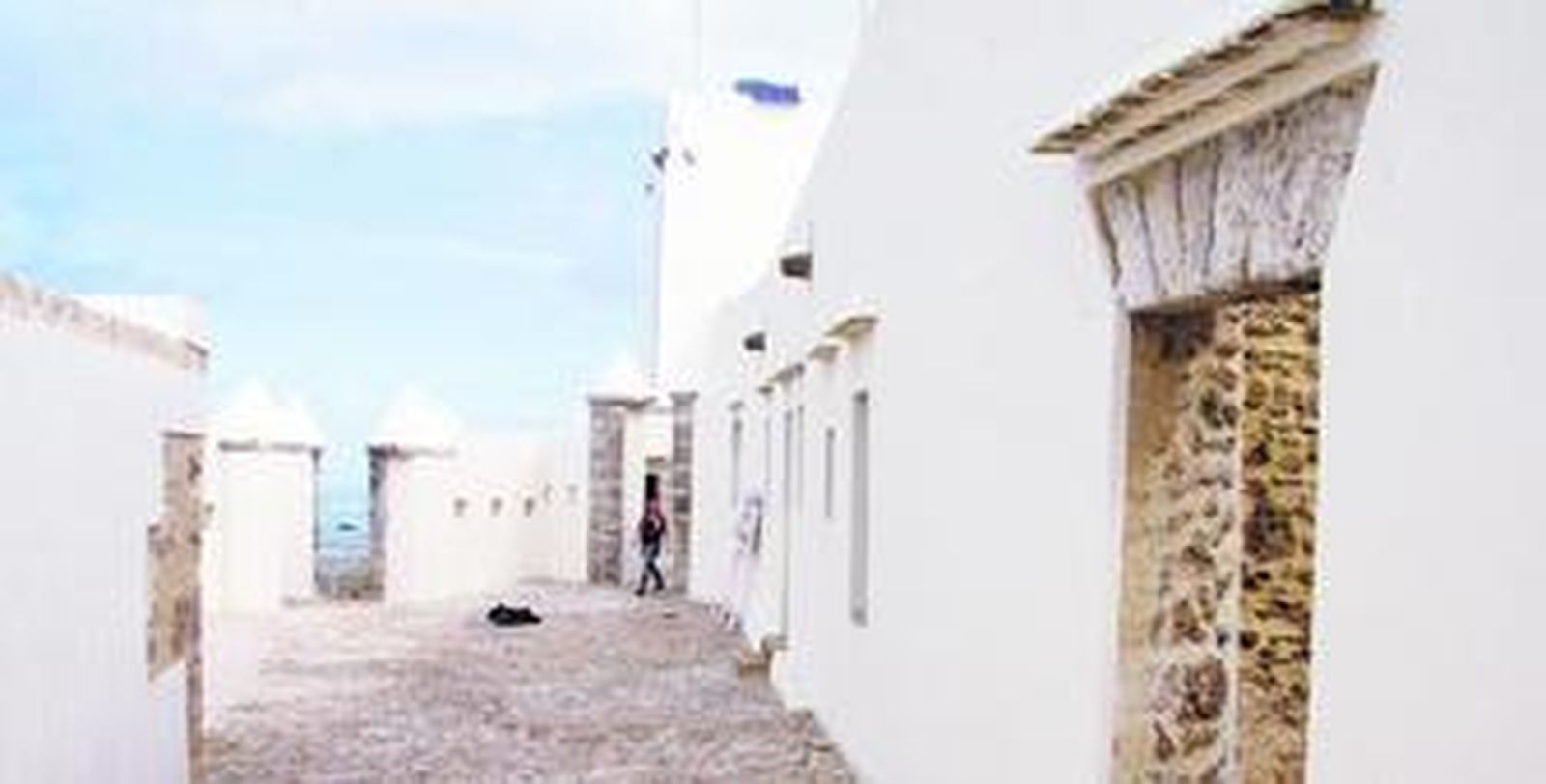 Vista parcial de uno de los espacios exteriores del Castillo.