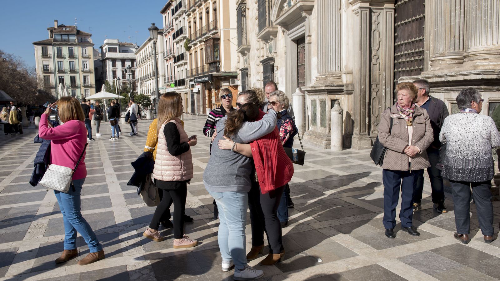 Los familiares de la víctima del asesinato de Güevéjar