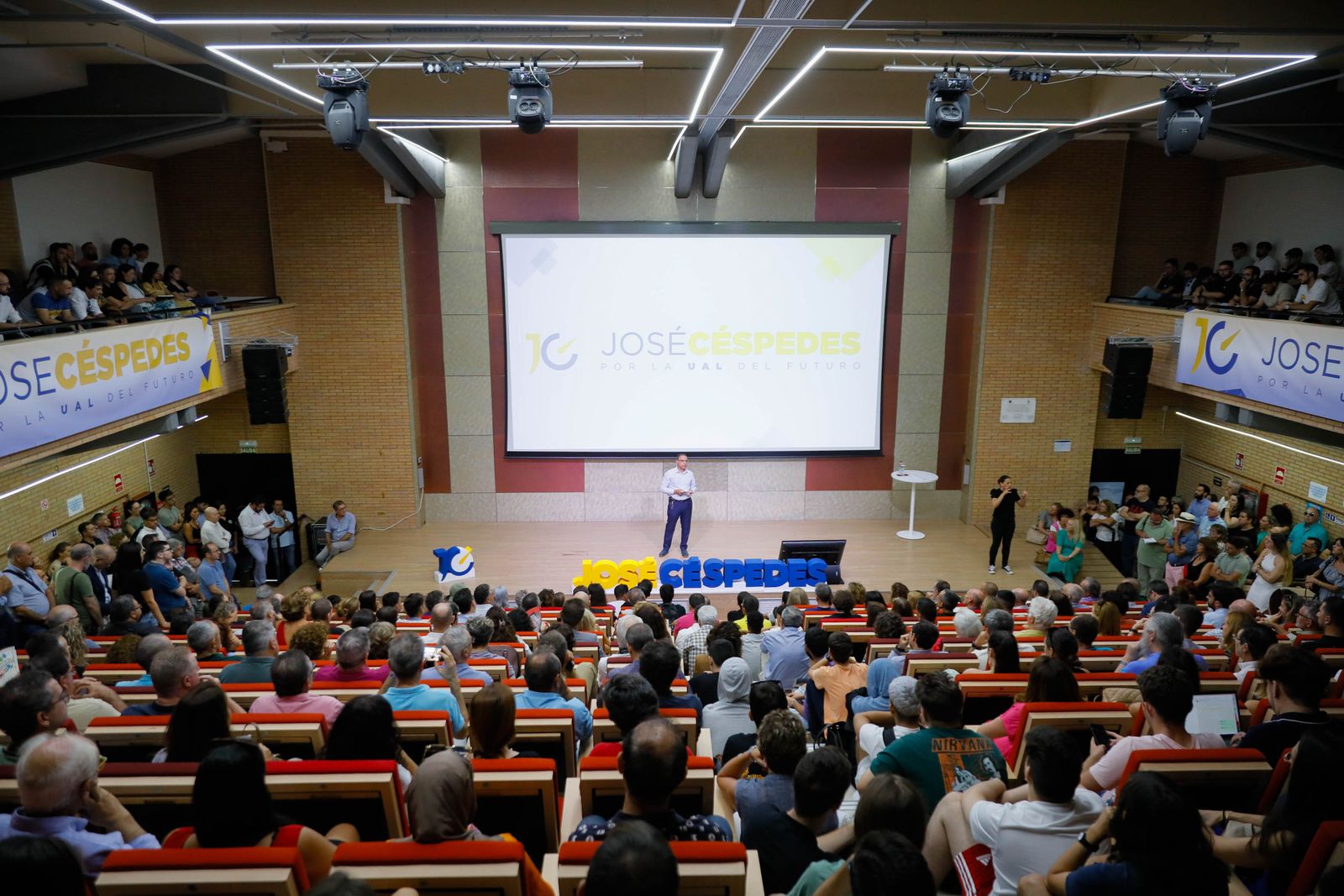 Inicio de la campaña electoral de José Céspedes como candidato a Rector de la Universidad de Almería-UAL