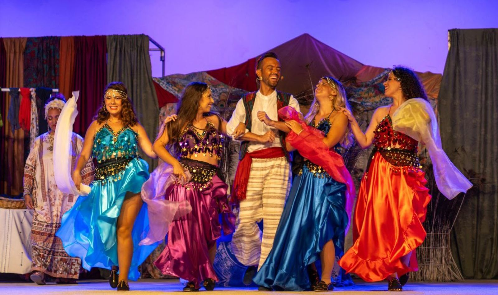 Una de las escenas del tributo musical Aladdin