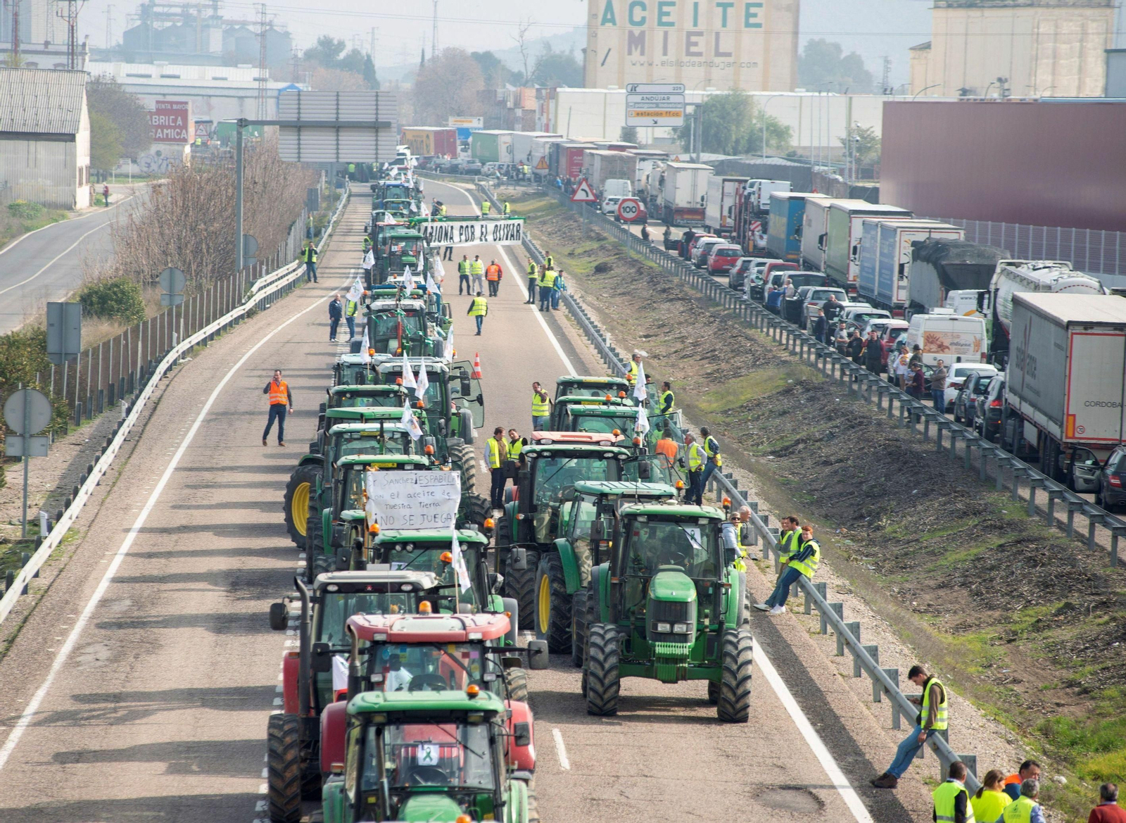 Tractorada en Jaén el pasado 30 de enero Tractorada en Jaén el pasado 30 de enero