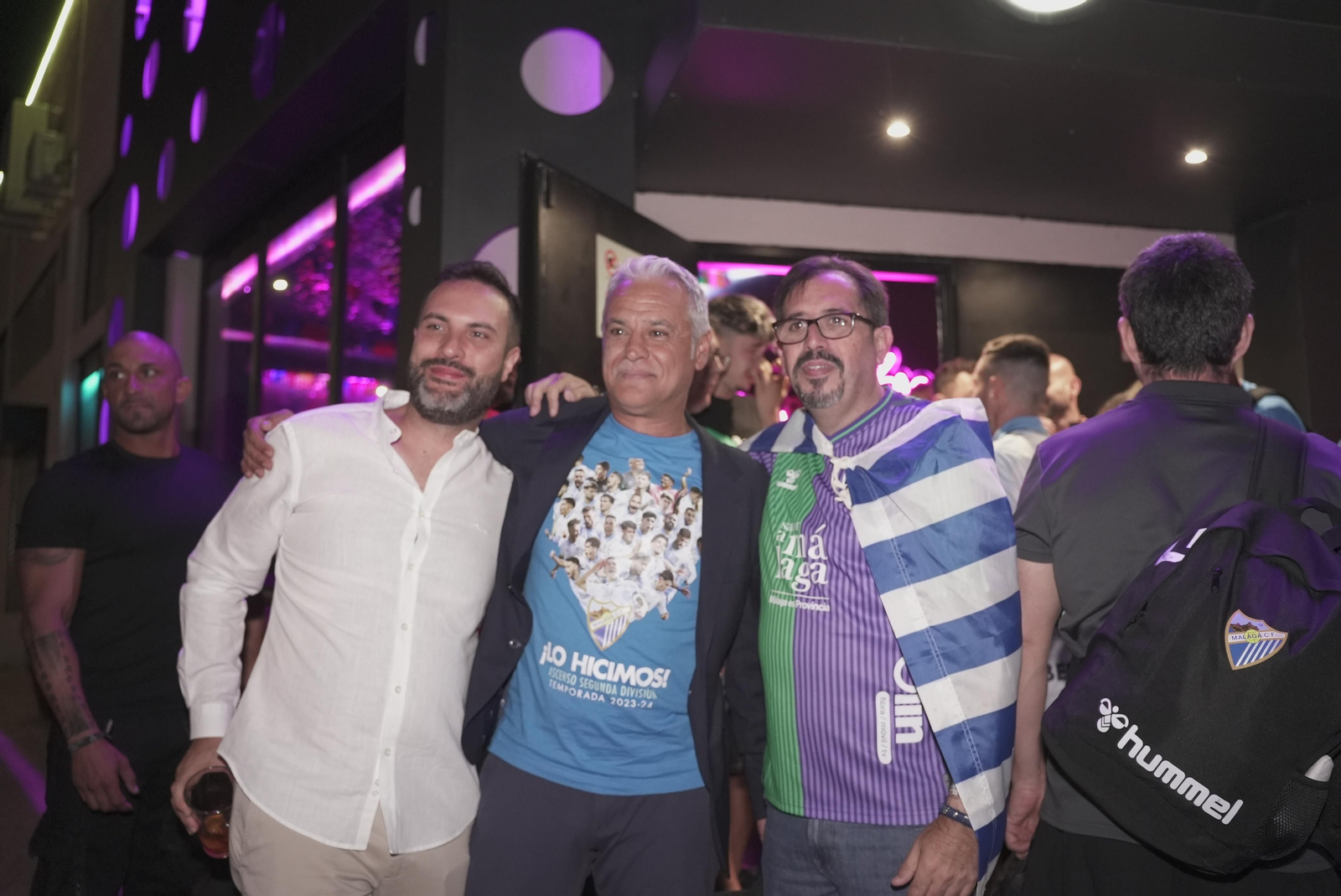 Así fue la fiesta privada del Málaga CF por el ascenso Así fue la fiesta privada del Málaga CF por el ascenso