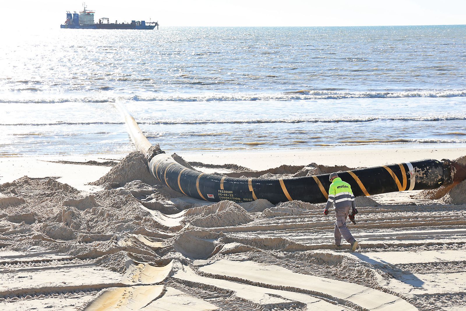 Las dramáticas fotografías del estado de las playas de Matalascañas tras el paso del temporal